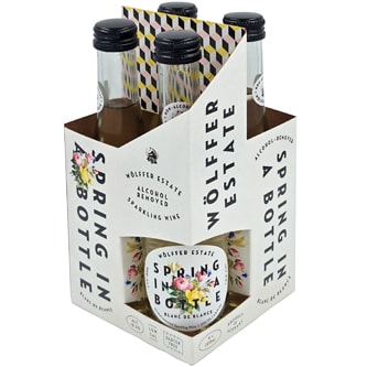 Wölffer Estate Spring in a Bottle Non-Alcoholic Sparkling Wine, Blanc de Blancs, Bottles